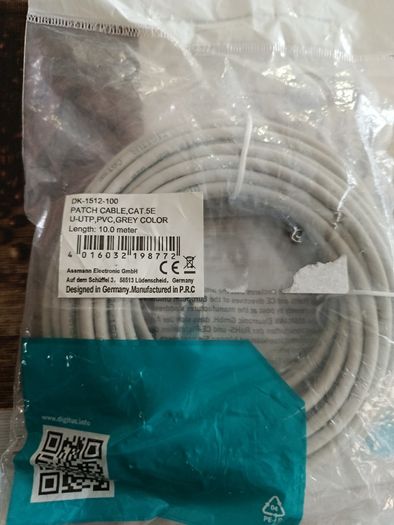 Cat 5e Gigabit Ethernet 10m Brand New