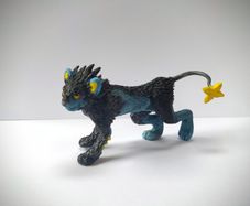 Pokemon Luxray handmade model sculpture