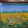 Large and Sunflower Oil Painting by C. R. Benoit Image 2