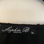 Sophie B Cream & Black Abstract Print Dress - Size 16 Image 4