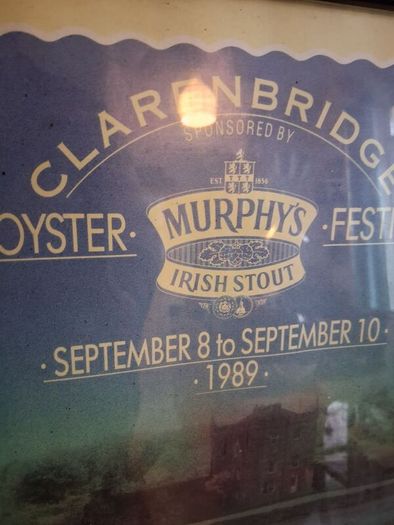 Murphy's Stout Clarenbrdge Oyster Festival Poster original