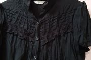 Lovely black vintage blouse late 70's