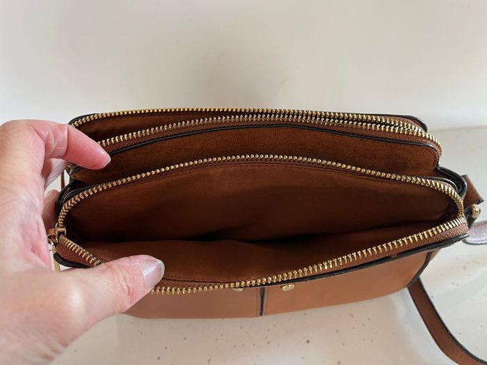 Suedette Crossbody Bag