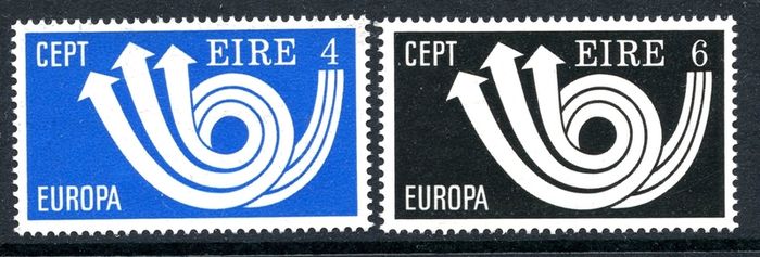 Ireland 1973 - Scott # 329-330 - Europa - Complete Set - Mint Never Hinged Condition