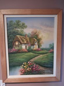 Cottage Landscape by Marten