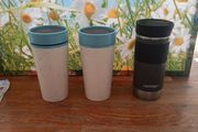 Portable coffee cups