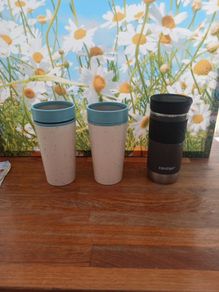 Portable coffee cups