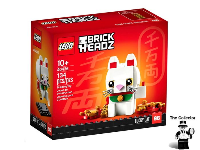 LEGO 40436 Lucky Cat BrickHeadz Retired Set Brand New in Factory Sealed Box Number 96