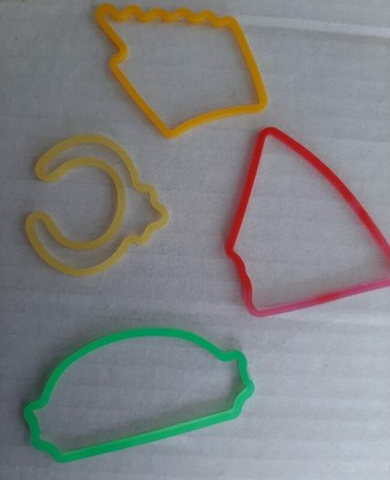 Silicone bands lots of shapes from USA