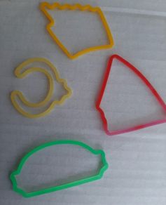 Silicone bands lots of shapes from USA
