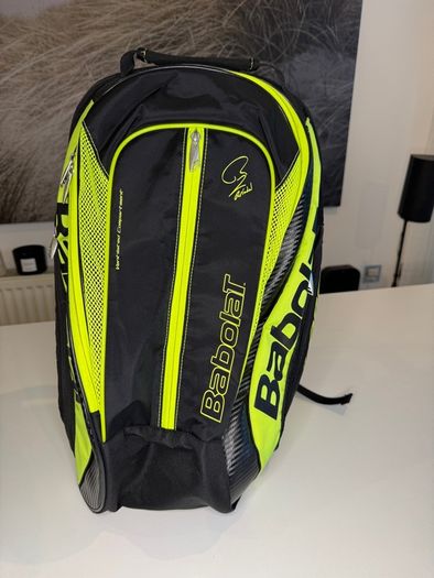 Babolat Pure Aero Tennis Backpack Black & Neon Yellow