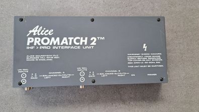 Unbalanced to Balanced audio unit