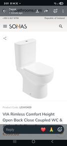 close couple toilet