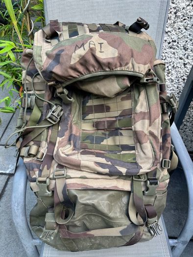 French Army F3 Military Backpack CCE Woodland Camouflage