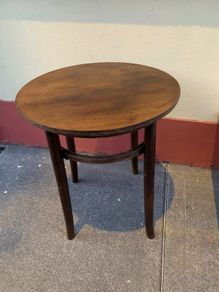 Genuine Vintage Bentwood Table 67cm Height 60cm Diameter