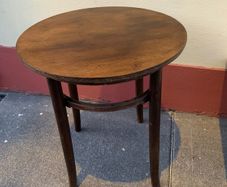 Genuine Vintage Bentwood Table 67cm Height 60cm Diameter