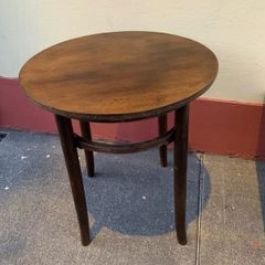 Genuine Vintage Bentwood Table 67cm Height 60cm Diameter