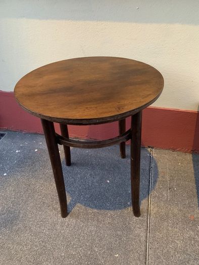 Genuine Vintage Bentwood Table 67cm Height 60cm Diameter