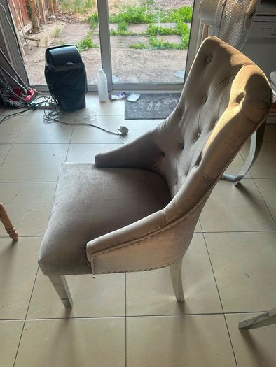 Silver kitchen Chair