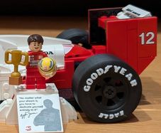 Lego Mclaren Mp4/4 Senna & Prost (10330) -bigger F1 Wheels With Goodyear | F1