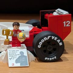 Lego Mclaren Mp4/4 Senna & Prost (10330) -bigger F1 Wheels With Goodyear | F1