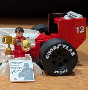 Lego Mclaren Mp4/4 Senna & Prost (10330) -bigger F1 Wheels With Goodyear | F1