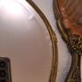 Vintage tappestry backed brush and mirror Image 6