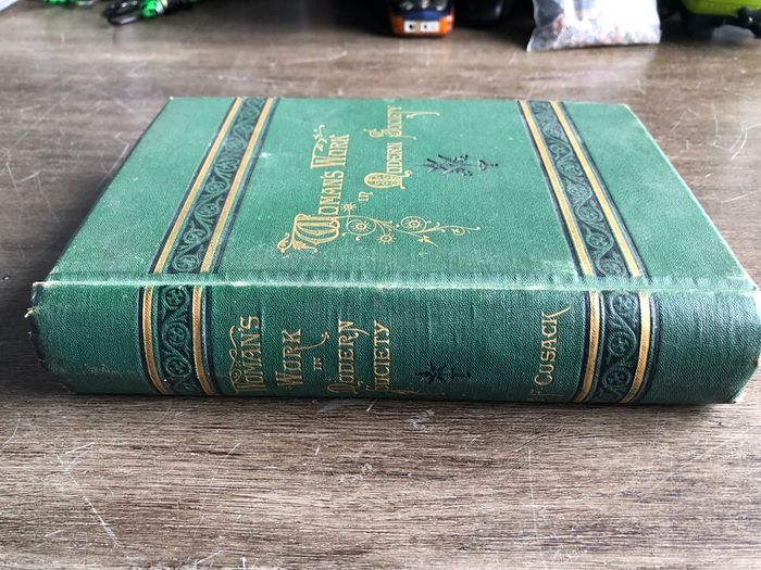 Antique Book Woman's Work in Modern Society by M.F. Cusack