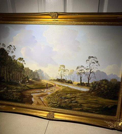 R.B. Higgins - Original Oil Painting - Ballyalton Downpatrick Co Down -1984 Irish Art