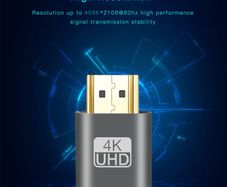 Kebidu 4K@60Hz HDMI Gold-Plated Virtual Display Adapter DDC/EDID Dummy Plug Headless Ghost Display Emulator for Mining//Laptops/Remote Servers (Brand New/Warranty)