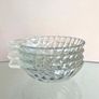 Set of 4 Vintage Pyrex Glass Shell Dishes Plates Bowls Image 2