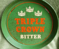 Vintage Triple Crown Bitter  Beer Serving Tray