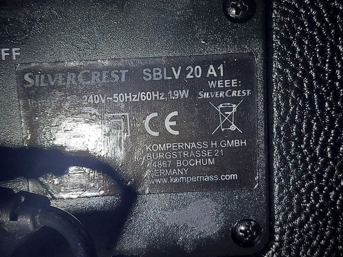 Lidl Silvercrest Bluetooth-Stereo-Vintage-Speaker Model SBLV 20 A1 in excellent like new condition