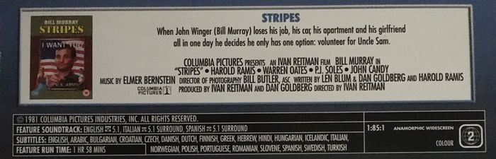 Bill Murray 3 Film Boxset (Ghostbusters, Groundhog Day & Stripes) [3xMovie DVDs]