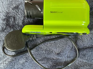 SilverCrest electric knife sharpener, green & black, multi-function kitchen sharpener