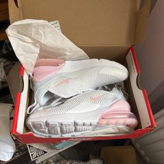 Nike 270 white and pink kids shoes brand new