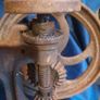 Antique Cast Iron Hand-Crank Pillar Drill / Bench Drill Press Image 6