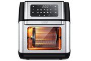 Innsky Hot Air Fryer 10 L, 1500 W Airfryer Hot Air Fryer with 10 Programmes, Hot Air Oven with 6 Accessories, Air Fryer without Oil