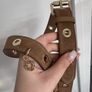 Maje Brown Suede Leather Bag Strap Image 8