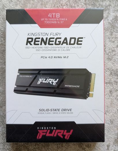 Kingston Fury Renegade 4TB SSD Nvme M.2 - New