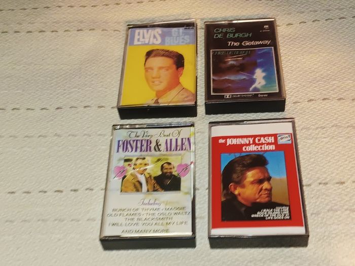 A Selection of 4 Cassette Tapes For Sale Here