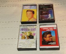 A Selection of 4 Cassette Tapes For Sale Here