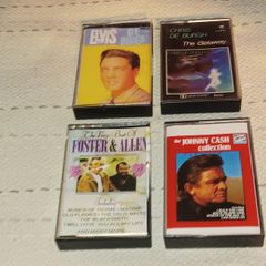 A Selection of 4 Cassette Tapes For Sale Here