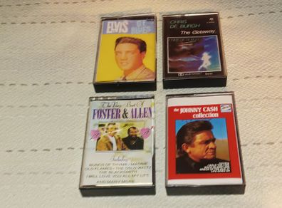 A Selection of 4 Cassette Tapes For Sale Here