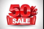 50% off clothes shoes bags