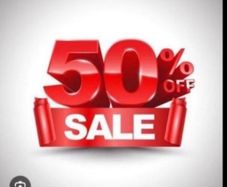 50% off clothes shoes bags