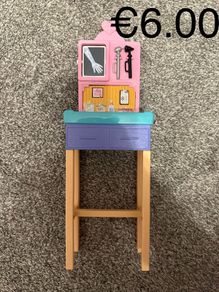 Chelsea Barbie doctor pediatrician bed