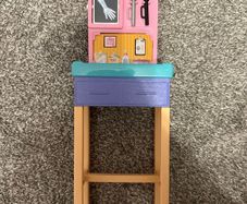 Chelsea Barbie doctor pediatrician bed