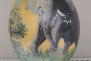 Big 5 South African Ostrich Egg Decorative Ornament