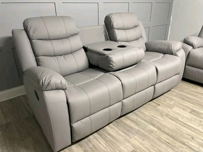 Sale Offer! 3+2+1 Roma Manual Leather Recliner Sofa Set